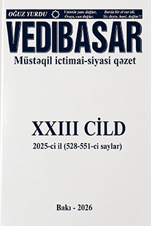 "Vedibasar": müstəqil qəzet: XXIII cild: 2025-ci il: 528-551-ci saylar