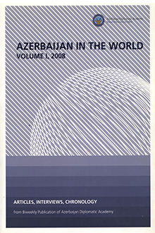 Azerbaijan in the World: Volume I, 2008