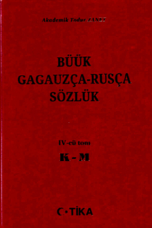 Büük gagauzça-rusça sözlük