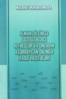 Alman dilində sözdüzəldici affikslər və onların Azərbaycan dilində ifadə vasitələri