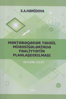 Məktəbəqədər təhsil müəssisələrində fəaliyyətin planlaşdırılması