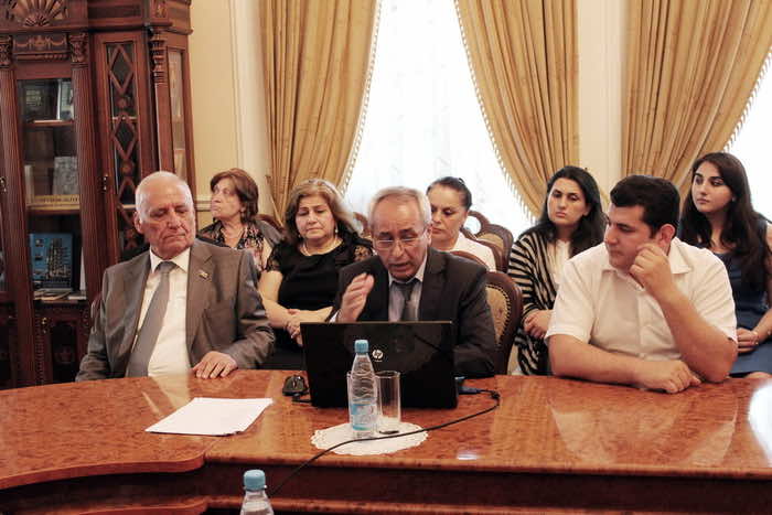 A presentation was held for the unveiling of a website dedicated to the history of the city of Iravan