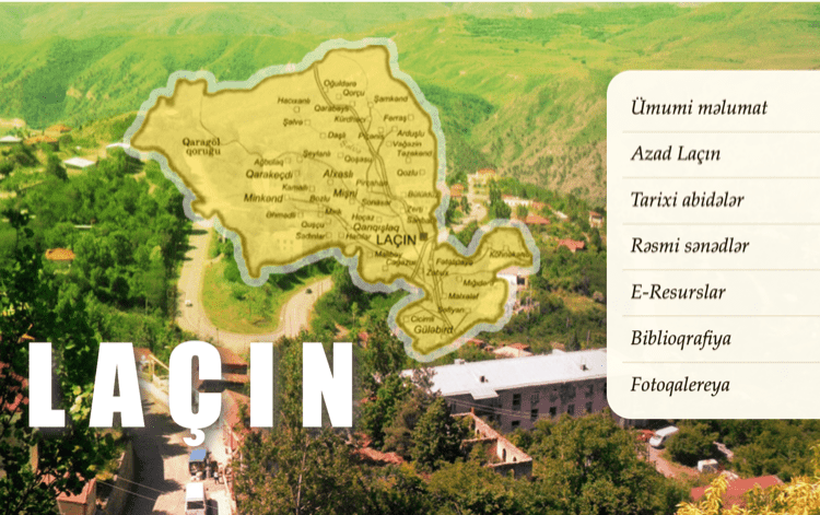 An electronic project titled "Lachin" presented at the Presidential Library