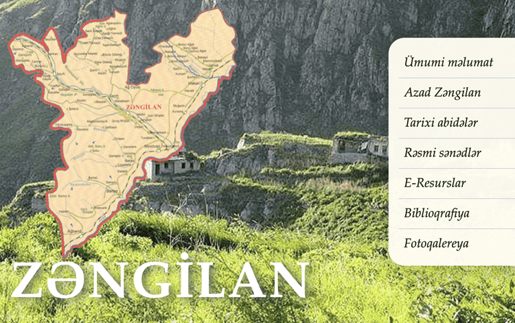 The electronic project “Zangilan” is presented to internet users