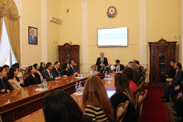 A presentation was held for the "Azerbaijani Diaspora" electronic library project