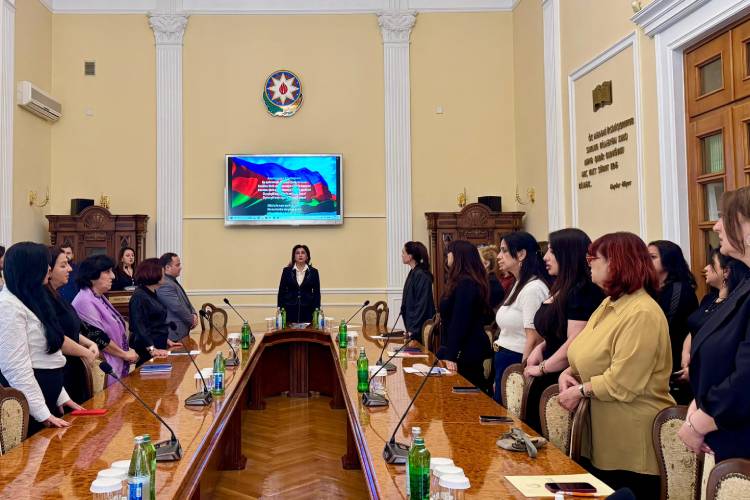 An event dedicated to the 103rd anniversary of the birth of the National Leader of the Azerbaijani people, Heydar Aliyev, was held at the Presidential Library