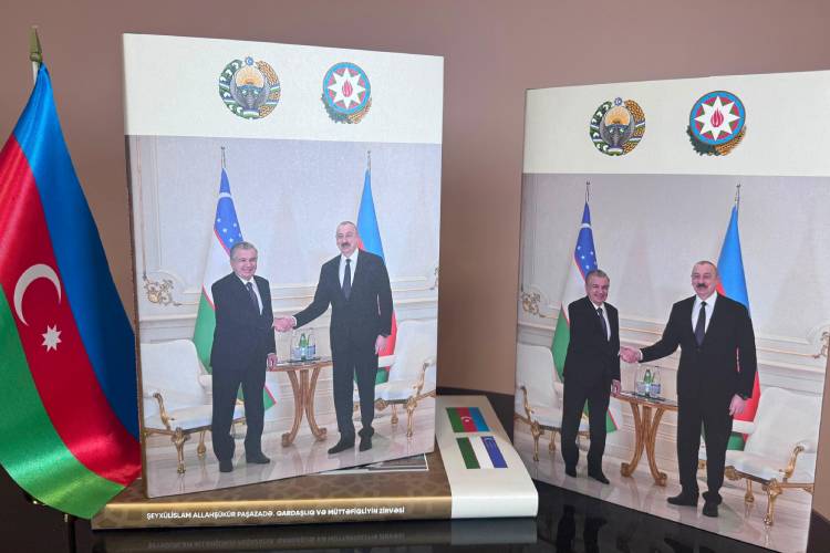 Президентской библиотеке передана в дар книга-альбом «Вершина братства и союзничества»