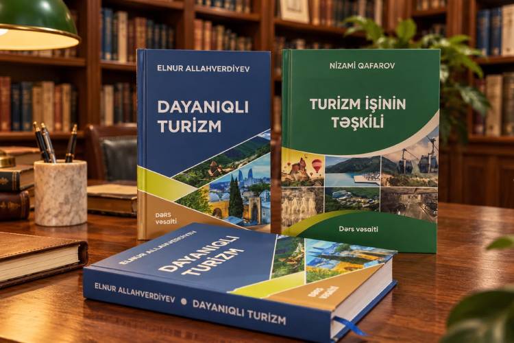 Prezident Kitabxanasına turizm sahəsinə aid yeni kitablar hədiyyə edilib